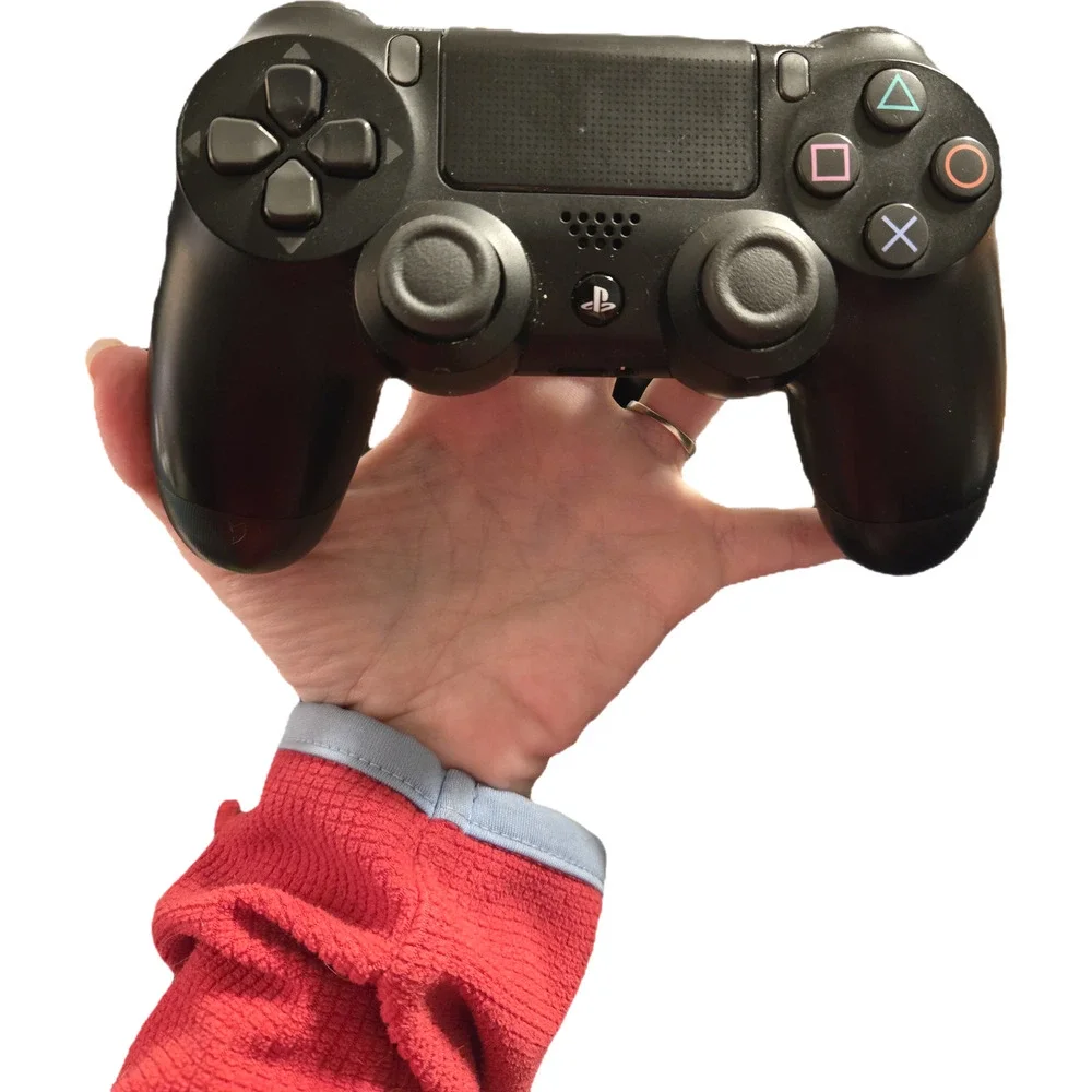 Sony DualShock 4 Wireless Controller (Jet Black) – Model CUH-ZCT1U